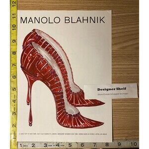 Manolo Blahnik Red Shoes Illustrated 2007 Print Advertisement